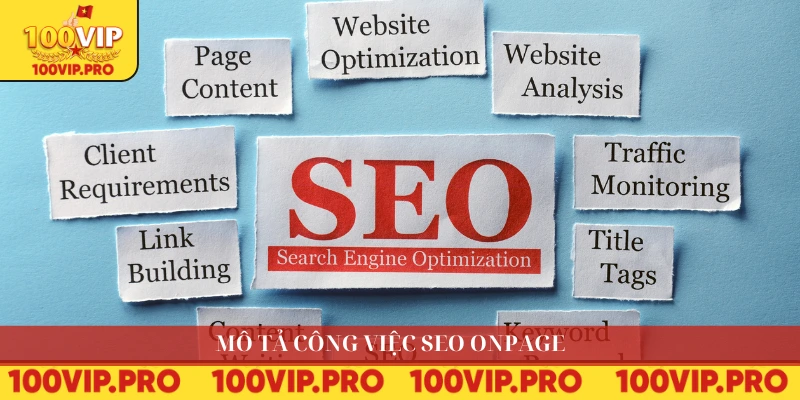 Mô tả công việc SEO onpage